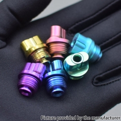 Authentic MK MODS Titanium TA Integrated Drip Tip for BB Billet Boro AIO Box Mod - Tiffany Blue