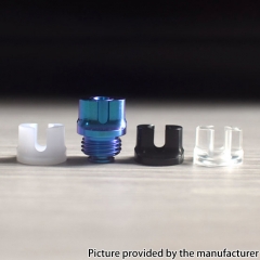 Authentic MK MODS Titanium TA Integrated Drip Tip Set for BB Billet Boro AIO Box Mod - Blue