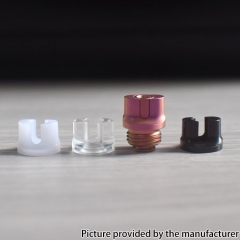 Authentic MK MODS Titanium TA Integrated Drip Tip Set for BB Billet Boro AIO Box Mod - Pink
