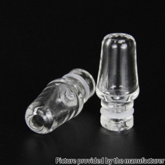 Replacement 510 Drip Tip Glass Mouthpiece for RTA RDA Vape Tank - Transparent