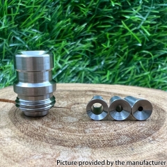 Mission Never Normal Style Titanium Drip Tip for Billet Box Mod - Natural