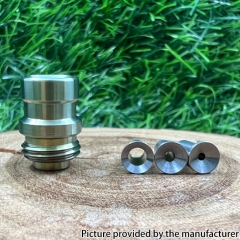 Mission Never Normal Style Titanium Drip Tip for Billet Box Mod -  Anode Gold