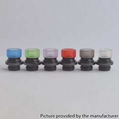 909 Modify Style Aluminum + PC 510 Drip Tip for RDA RTA RDTA Atomizer - Smoke