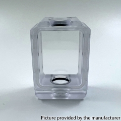 Mission XV Style Space Pod PC Boro Tank for SXK BB Billet AIO Box Mod Kit - Transparent