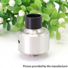 SXK Monarchy P22 Style 22mm RDA Rebuildable Dripping Atomizer with BF Pin - Silver