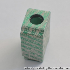 Penny Style Aluminum Boro Tank for SXK BB Billet AIO Box Mod Kit - Green