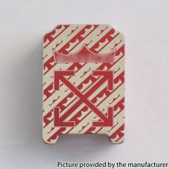 Monarchy Style Aluminum Boro Tank for SXK BB Billet AIO Box Mod Kit - Red