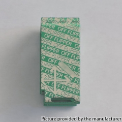Penny Style Aluminum Boro Tank for SXK BB Billet AIO Box Mod Kit - Green