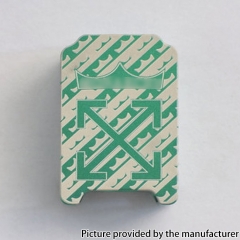 Monarchy Style Aluminum Boro Tank for SXK BB Billet AIO Box Mod Kit - Green