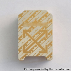 Monarchy Style Aluminum Boro Tank for SXK BB Billet AIO Box Mod Kit - Gold