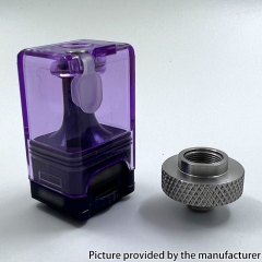 909 DotRBA Style RBA Tank for Dotmod DotAIO V1 V2 Mod - Purple