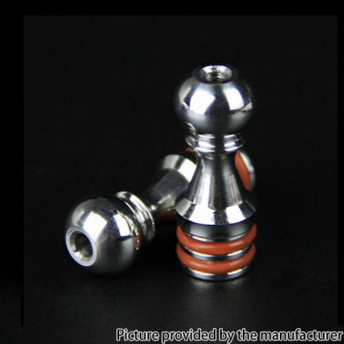 510 Drip Tip Stainless Steel Mouthpiece for KF Lite Plus RTA RDA Tank - Silver
