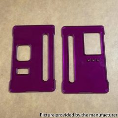 Acrylic Replacement Cover Panel Plate for Pulse Aio Mini Mod Kit 3PCS - Purple