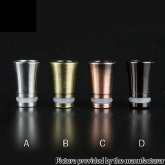 510 Drip Tip Large Bore Metal Mouthpiece for RTA RDA Vape Tank - Copper