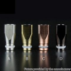 510 Drip Tip Square Metal Mouthpiece for RTA RDA Vape Tank - Brass