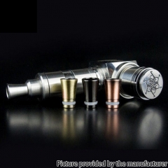510 Drip Tip Large Bore Metal Mouthpiece for RTA RDA Tank - Brass