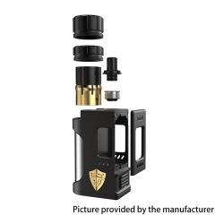 Authentic ThunderHead Creations 2 in 1 Tauren Boro Mod - X Chip 18650 20700 21700 - Black