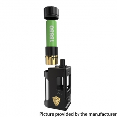 Authentic ThunderHead Creations 2 in 1 Tauren Boro Mod - X Chip 18650 20700 21700 - Black