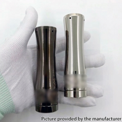 Swerve Style 18650 20700 21700 Mech Mod - Gunmetal