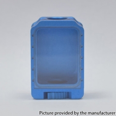 Yec Container X Style Aluminum Boro Tank with Air Intake Adjustment Function for SXK BB Billet AIO Box Mod Kit - Blue