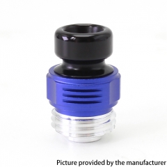 Authentic ETU Flush Nut 510 Drip Tip for Billet BB Box Mod - Blue