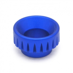 AV ABLE Battle Style Brass 810 Drip Tip - Blue