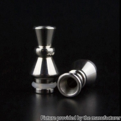 510 Drip Tip Metal Mouthpiece No.567 for RTA RDA Vape Tank - Silver