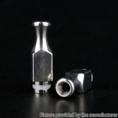 510 Drip Tip Metal Mouthpiece No.555 for RTA RDA Vape Tank - Silver