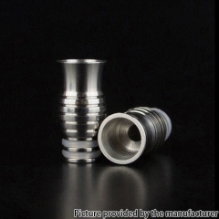 510 Drip Tip Metal Mouthpiece No.593 for RTA RDA Vape Tank - Sliver