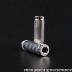 510 Drip Tip Metal Mouthpiece No.549 for RTA RDA Vape Tank - Silver