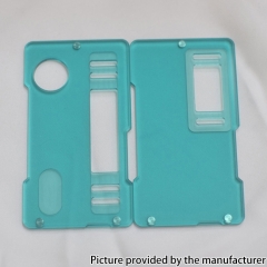 Authentic MK MODS V2 Acrylic Replacement Front + Back Cover Panel Plate for Dotaio V2 Mod - Cyan