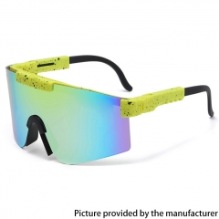 Outdoor Sports Polarized Cycling Sunglasses Anti-VU400 Running Mirror Mountain Sunglasses  - Yellow Yellow