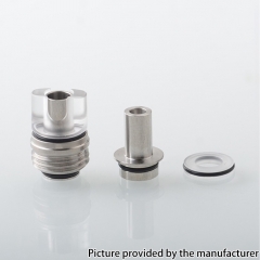Monarchy Cyber Whistle Style Drip Tip for BB Billet Boro AIO Box Mod - Transparent
