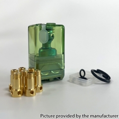 Monarchy MOBB UPT Style Titanium Alloy RBA Tank with 8 Air Pins for DotAio Mod - Blue