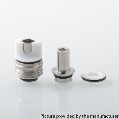 Monarchy Cyber Whistle Style Drip Tip for BB Billet Boro AIO Box Mod - White