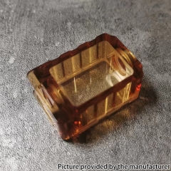 YFTK PRC Style Acrylic Boro Tank for SXK BB Billet AIO Box Mod Kit - Brown