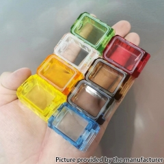 YFTK PRC Style Acrylic Boro Tank for SXK BB Billet AIO Box Mod Kit - Brown