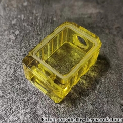 YFTK PRC Style Acrylic Boro Tank for SXK BB Billet AIO Box Mod Kit - Yellow