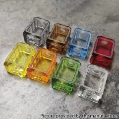 YFTK PRC Style Acrylic Boro Tank for SXK BB Billet AIO Box Mod Kit - Brown