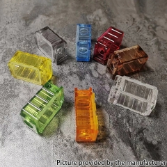 YFTK PRC Style Acrylic Boro Tank for SXK BB Billet AIO Box Mod Kit - Brown