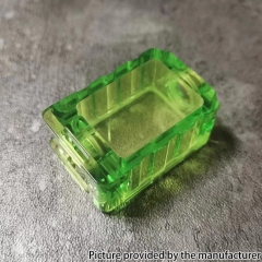 YFTK PRC Style Acrylic Boro Tank for SXK BB Billet AIO Box Mod Kit - Green