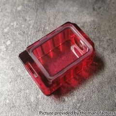 YFTK PRC Style Acrylic Boro Tank for SXK BB Billet AIO Box Mod Kit - Red