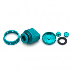 510 Drip Tip + Button Set for dotAIO Mod - Green
