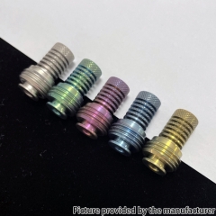 Monarchy Lazy Knurled Style Titanium Alloy BB Billet Drip Tip - Green