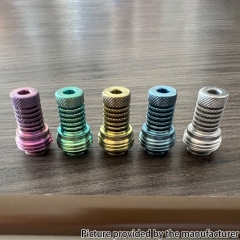 Monarchy Lazy Knurled Style Titanium Alloy BB Billet Drip Tip - Green