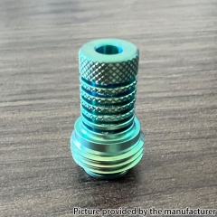 Monarchy Lazy Knurled Style Titanium Alloy BB Billet Drip Tip - Green