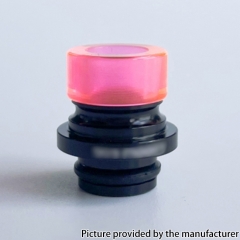 909 Modify Style Aluminum + PC 510 Drip Tip for RDA RTA RDTA Vape Atomizer - Black Pink