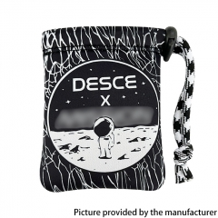 Desce X Mission Style Pouch for SXK BB Billet DotAio Cthulhu Aio Pusle Aio - White Moon Rrocks
