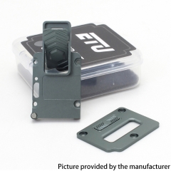 Authentic ETU Aluminum Alloy Inner Plate Set ( USB Port ) for SXK BB Billet Box Mod Kit - Grey