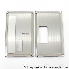 Authentic ETU Replacement Front + Back Square Cover Panel Plate for Billet Box Mod - Transparent Black